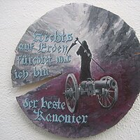 35 cm Durchmesser   Öl auf Holz