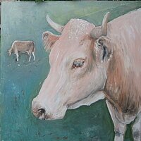 100x100  Öl auf Leinwand