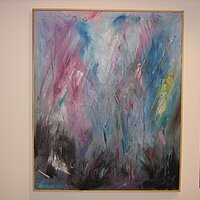 90x100 Öl auf Leinwand