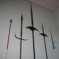 Selbst geschmiedete  bis zu 6m lange Lanzen