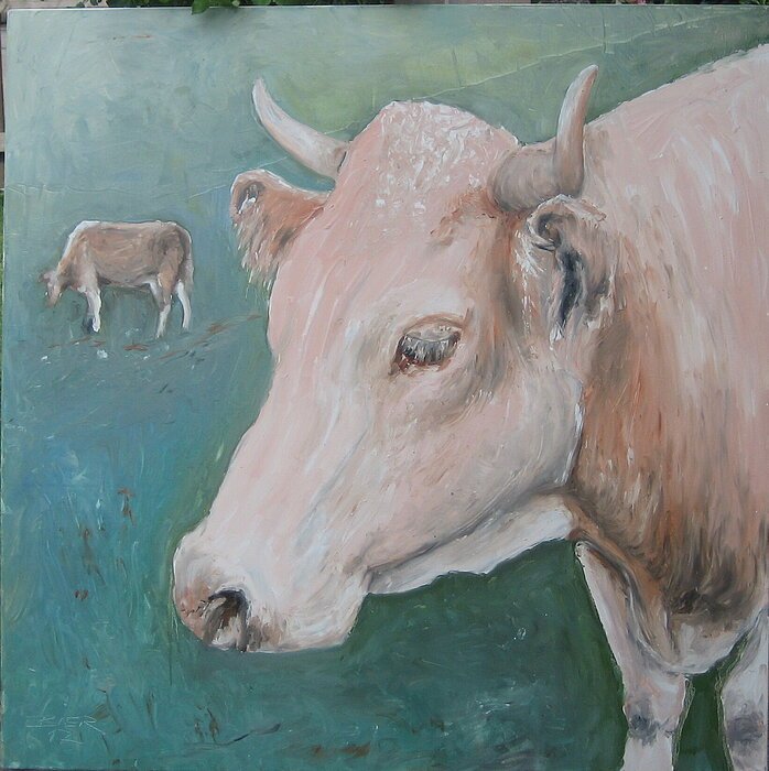 100x100  Öl auf Leinwand