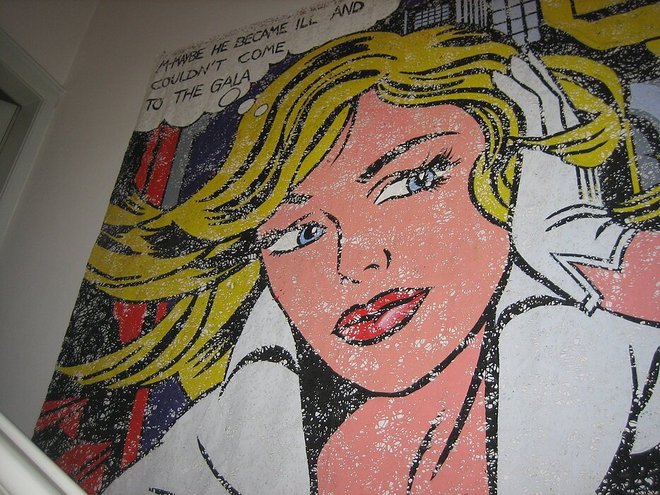 Teil einer Faschingsdekoration von 1997  3x3m für das neu erbaute Alte Stadttheater in Eichstätt. Dies machte ich 10 Jahre lang.